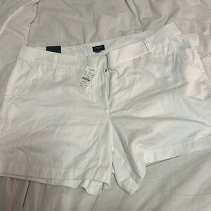 J Crew white shorts